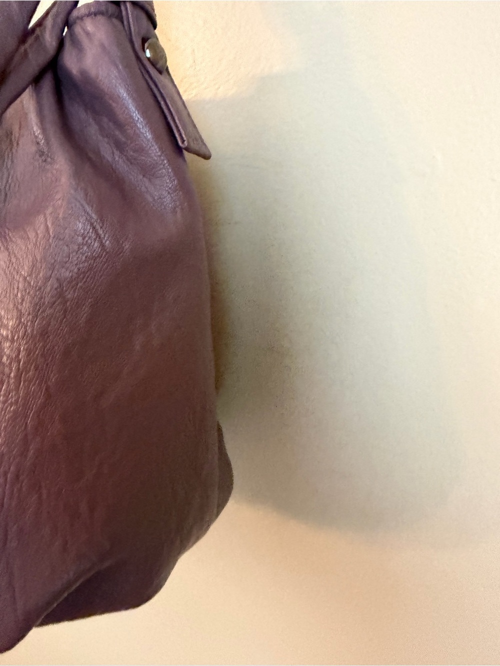 Purple JPDS Bucket Purse Bag Shoulder Tote Handbag Crossbody Vegan NWOT - Picture 3 of 8